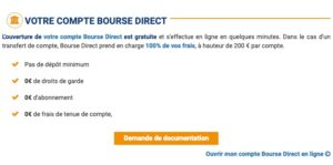 Le dépôt minimal permis sur la plateforme